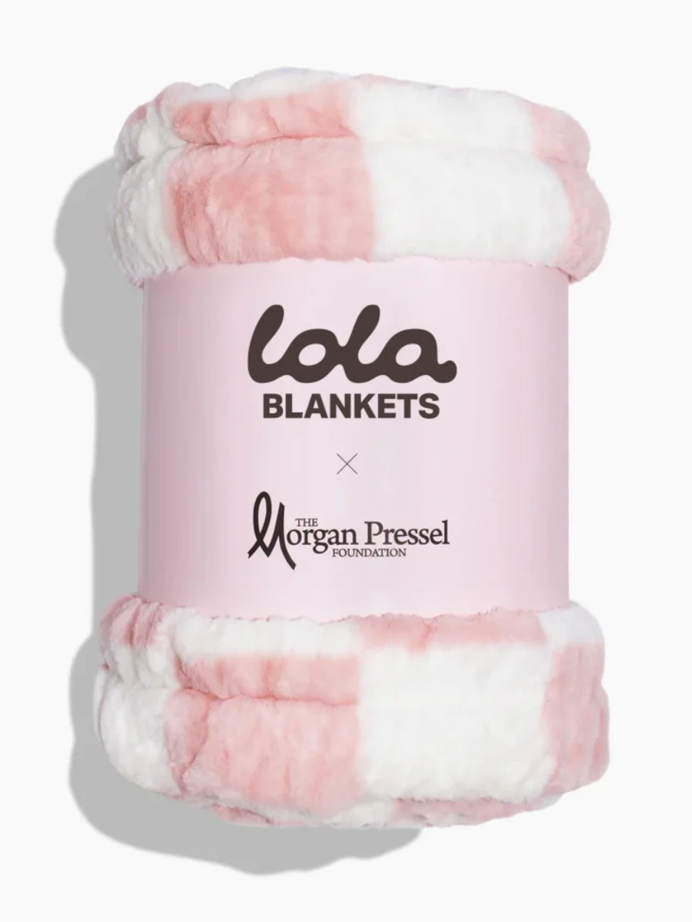 Lola Pink Checkered XL Blanket